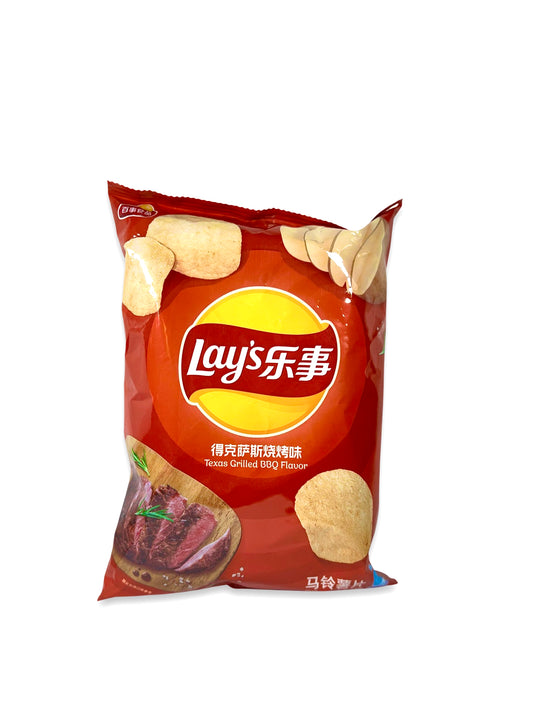 Lay's Potato Chips Texas Grilled BBQ
