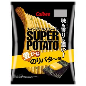 Calbee Potato Chips - Seaweed & Rich  Butter