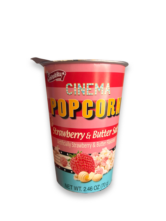 Cinema Popcorn - Strawberry & Butter Salt