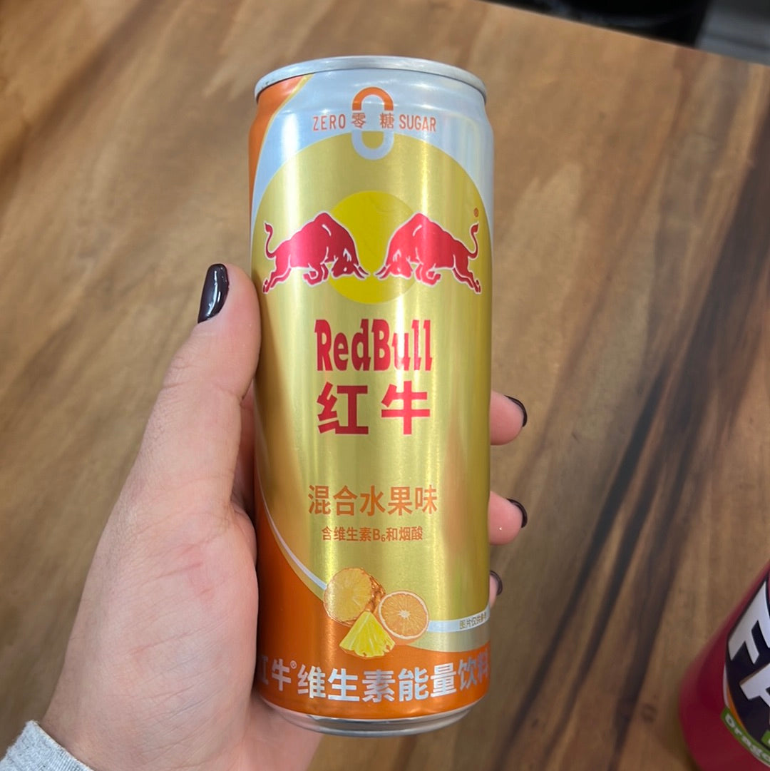Red Bull Orange Pineapple Zero Sugar