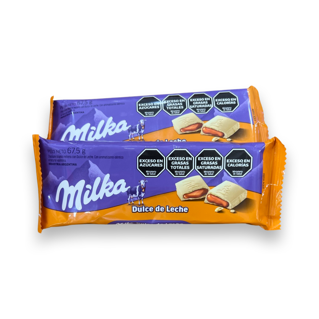 Milka White Chocolate Filled with Dulce de Leche