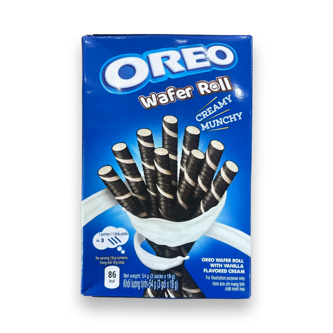 Oreo Wafer Rolls chocolate with vanilla filling