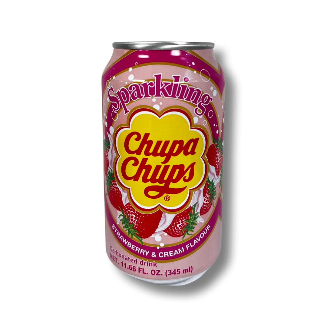 Chupa Chups Sparkling Strawberry & Cream Soda